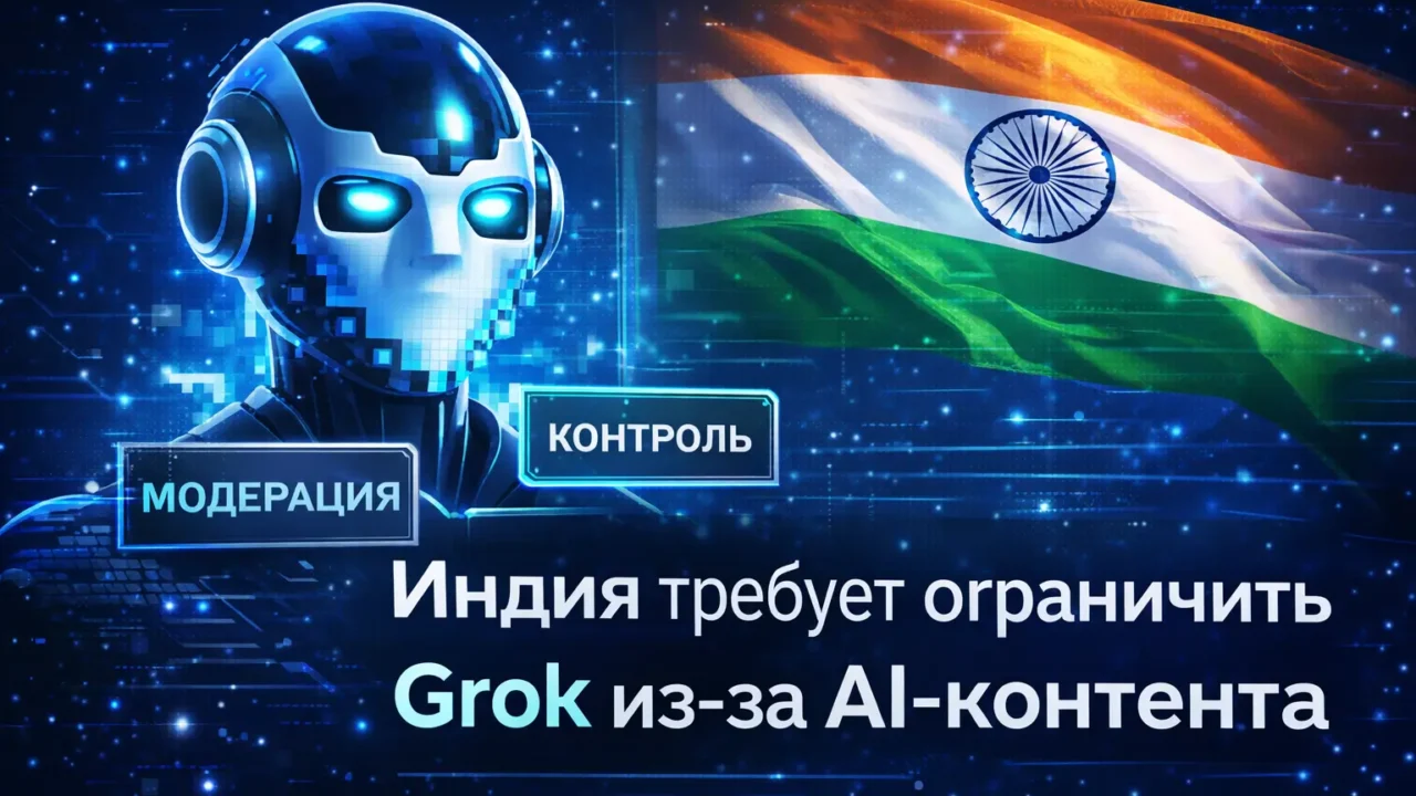 Индия требует от X срочно ограничить Grok из-за генерации неприемлемого AI-контента
