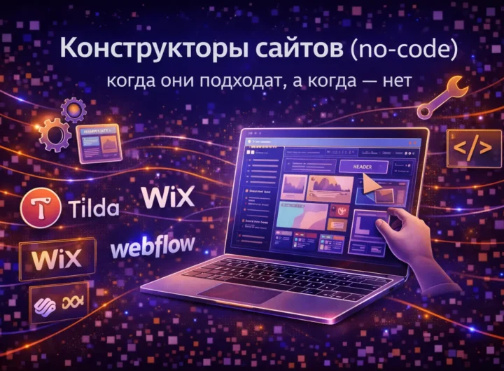Конструкторы сайтов (no-code)